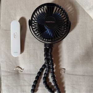 Portable Fan and Thermometer baby bundle